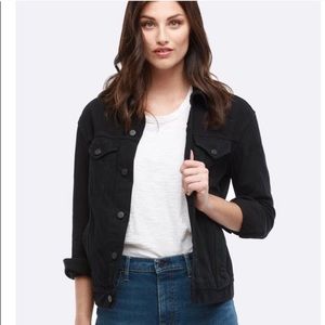 Able black jean jacket size small